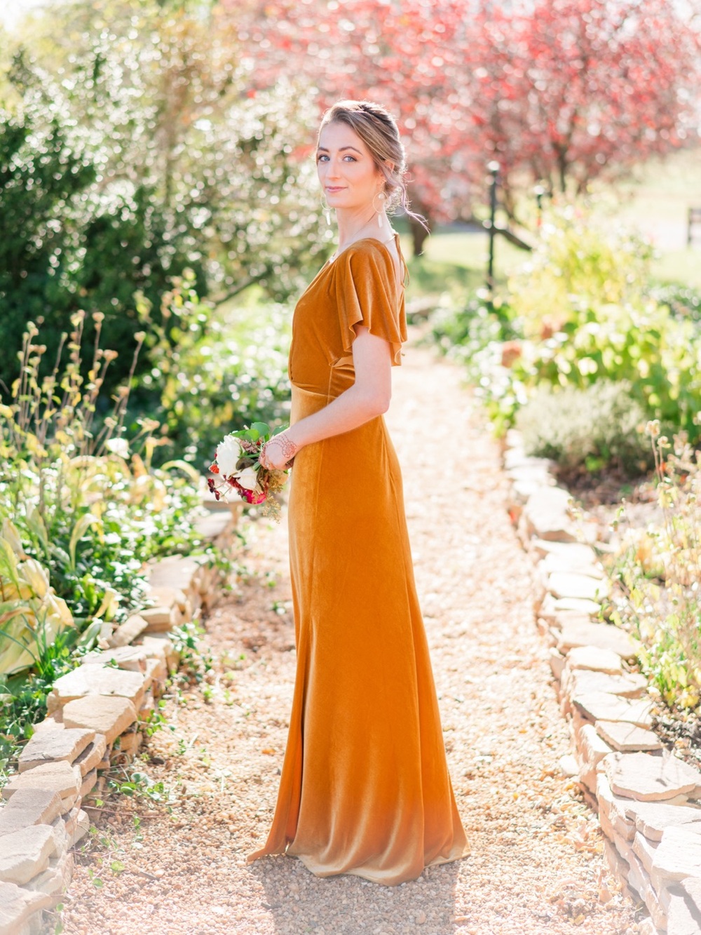 BHLDN *LIKE NEW* Jenny Yoo Ellis Velvet Dress - Picture 6 of 11